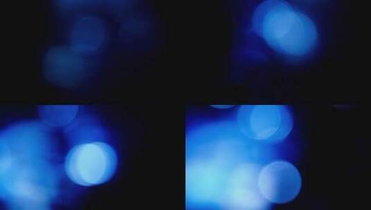 蓝色粒子运动的模糊背景高清在线视频素材下载