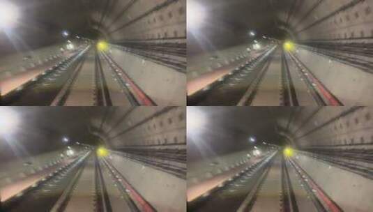 地铁管道延时摄影高清在线视频素材下载