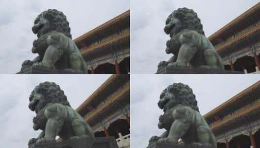 故宫-狮子高清在线视频素材下载