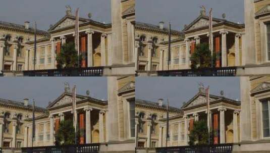 英国牛津阿什莫林博物馆的追踪镜头高清在线视频素材下载