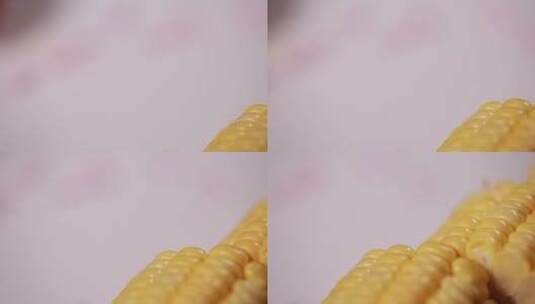剥玉米穗玉米粒高清在线视频素材下载