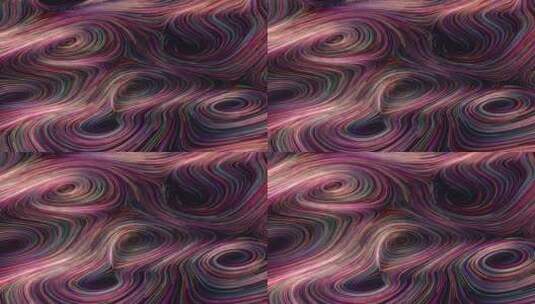 紫色创意螺旋线条 3D渲染高清在线视频素材下载