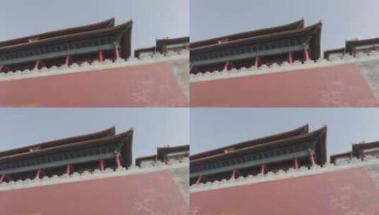 北京紫禁城故宫游玩4K实拍高清在线视频素材下载