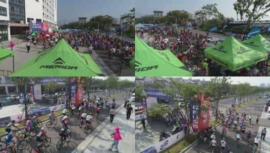 自行车比赛高清在线视频素材下载