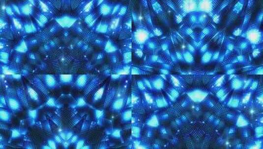 蓝色几何体闪光动感舞台大屏VJ用舞厅歌厅高清在线视频素材下载