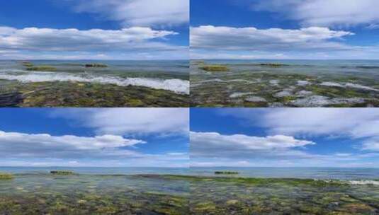 自然景观，治愈系风景，青山绿水，蓝天白云高清在线视频素材下载