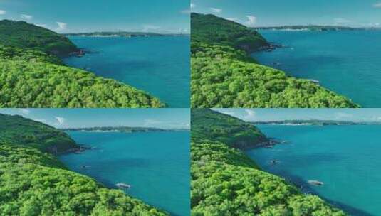 醉美海岸线治愈海景航拍（涠洲岛）高清在线视频素材下载