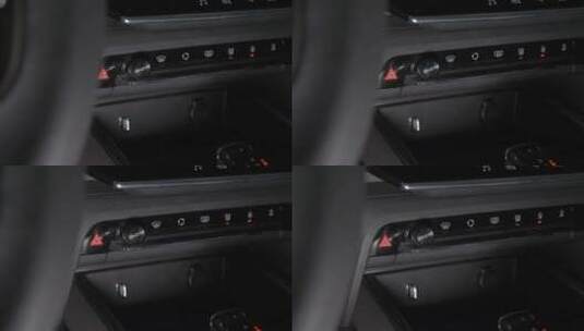汽车内饰按钮高清在线视频素材下载