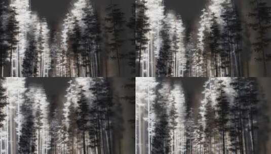 场景-树林-森林推镜高清在线视频素材下载