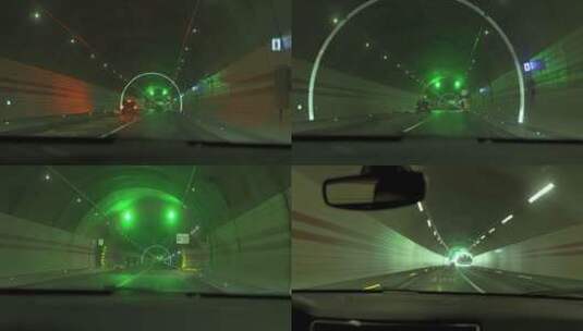 车辆过隧道合集高清在线视频素材下载