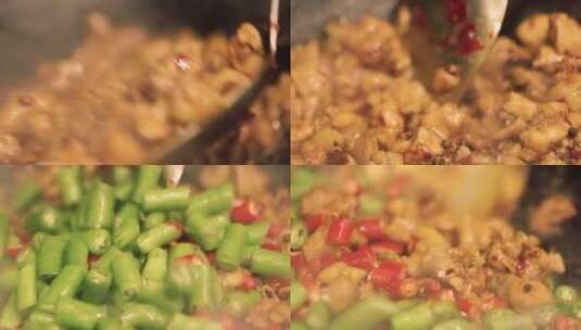 中国菜炒菜家常菜聚会美食高清在线视频素材下载