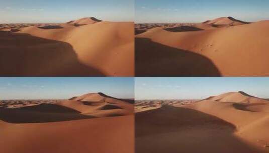 撒哈拉沙漠航拍高清在线视频素材下载