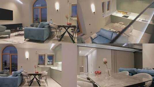 三维公寓 公寓装修 loft loft户型 户型高清在线视频素材下载