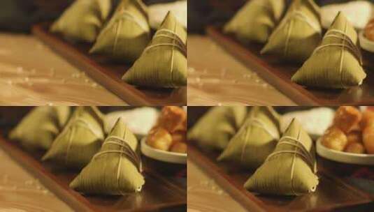端午节包粽子高清在线视频素材下载