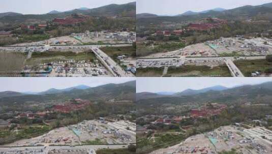 中国山西景区停车场高清在线视频素材下载