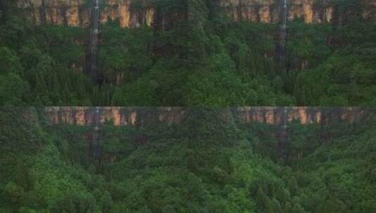 贵州山村不知名野瀑布高清在线视频素材下载