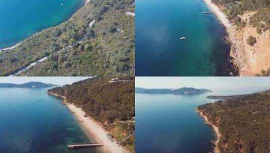土耳其海滨航K拍高清在线视频素材下载
