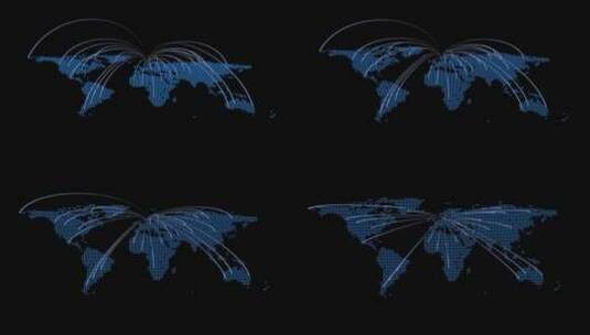 全球物联网数据集散中心的概念高清在线视频素材下载