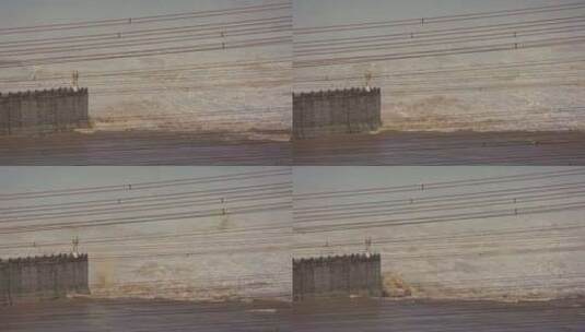 三峡大坝泄洪场景实拍升格视频高清在线视频素材下载