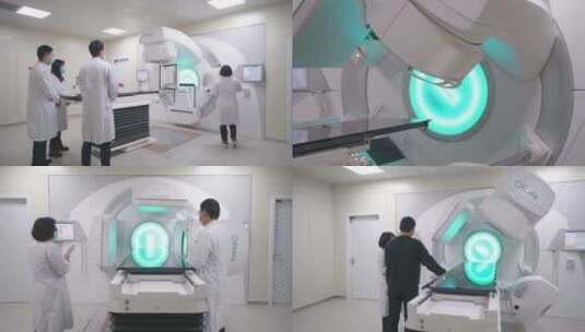 医生操作医疗设备磁共振高清在线视频素材下载