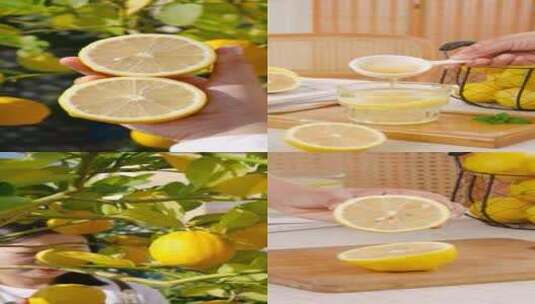 黄柠檬 柠檬高清在线视频素材下载