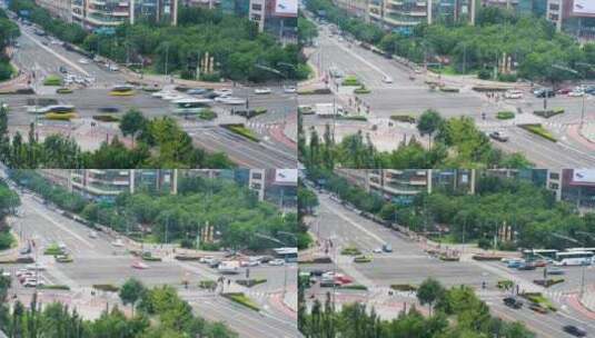 北京二环路三环路繁忙的城市交通车流延时高清在线视频素材下载