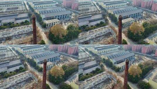 废弃工厂旧工厂老旧厂房高清在线视频素材下载