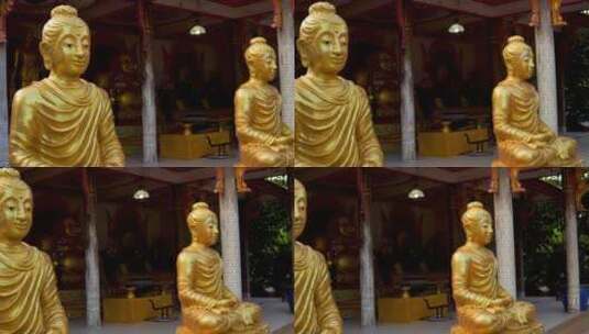 寺庙寺院佛像素材高清在线视频素材下载