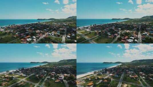 Jaconé海滩及其位于里约热内卢Saq高清在线视频素材下载