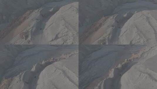经典航拍俯瞰车辆穿过安吉海大峡谷高清在线视频素材下载