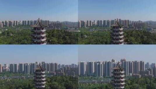蚌埠市张公山公园8高清在线视频素材下载