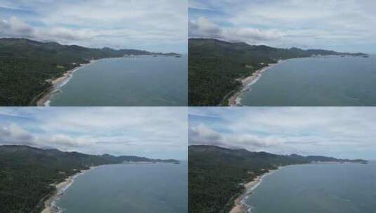 广东汕头南澳岛十里银滩高清在线视频素材下载