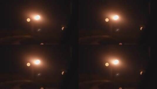 夜晚光晕光斑效果画面高清在线视频素材下载