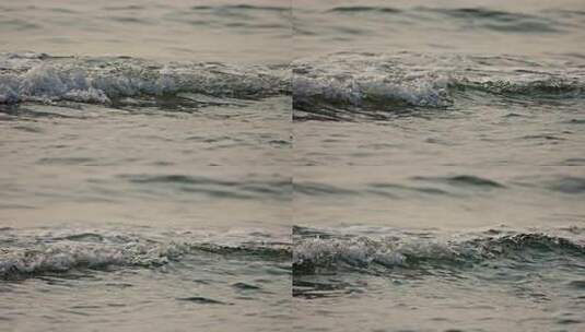大海海浪 海水 浪花 拂过沙滩 高速升格高清在线视频素材下载