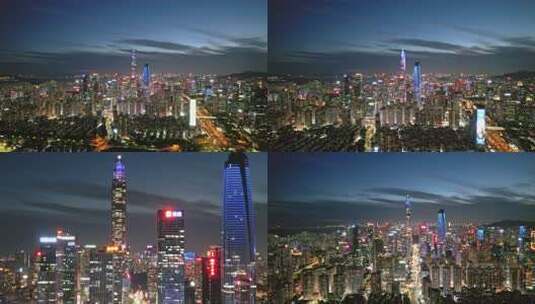 深圳夜景高清在线视频素材下载