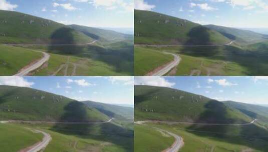 西藏公路高清在线视频素材下载