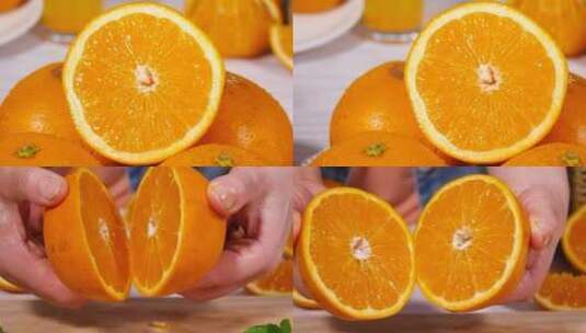 冰糖橙素材高清在线视频素材下载