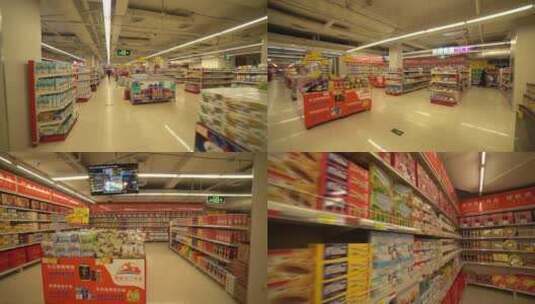 超市 货架等高清在线视频素材下载