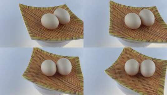 土鸡蛋4K实拍视频高清在线视频素材下载