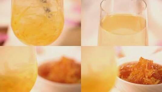 【镜头合集】冲泡柚子茶 (6)高清在线视频素材下载