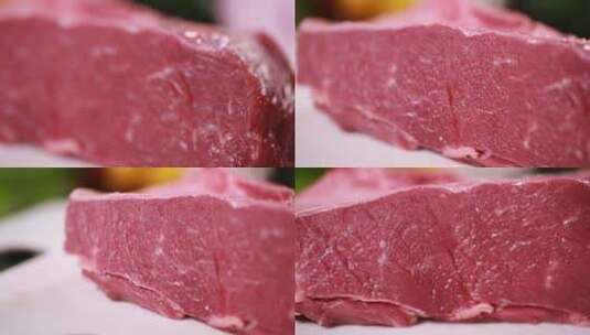 【镜头合集】里脊肉雪花牛肉高档牛肉高清在线视频素材下载