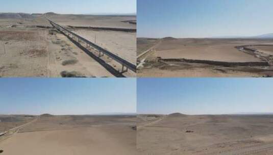 大漠农田高清在线视频素材下载