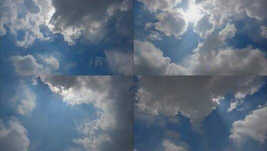 唯美天空流云 延时摄影高清在线视频素材下载