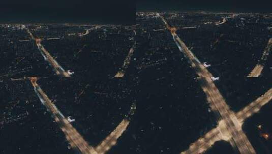 上海电影感城市道路夜景高清在线视频素材下载
