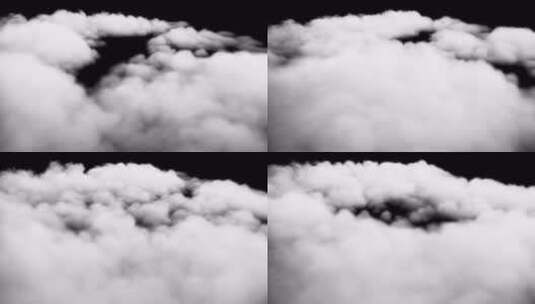 环境烟雾云彩云海延时动画高清在线视频素材下载