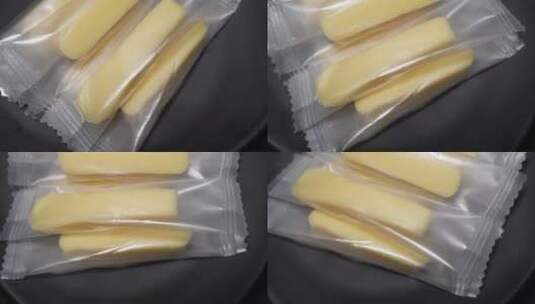 奶酪干酪补钙奶制品零食高清在线视频素材下载