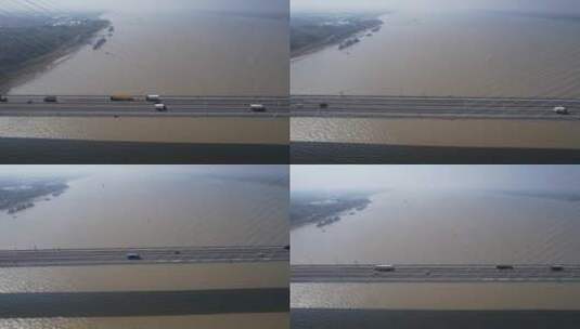 荆岳大桥（桥面车流）高清在线视频素材下载