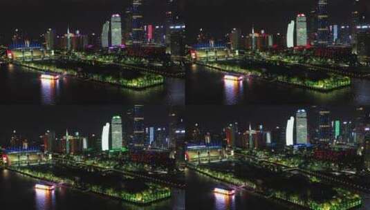广州海心沙亚运公园亚运场馆高清在线视频素材下载