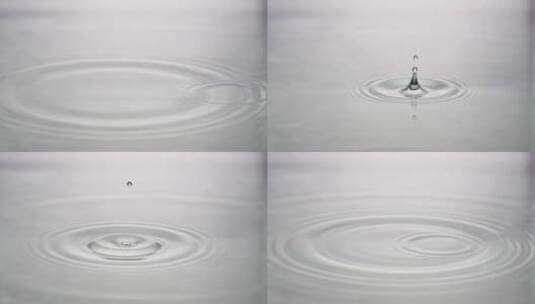 水天然水滴水纹滴水波纹波纹水资源水滴滴水高清在线视频素材下载