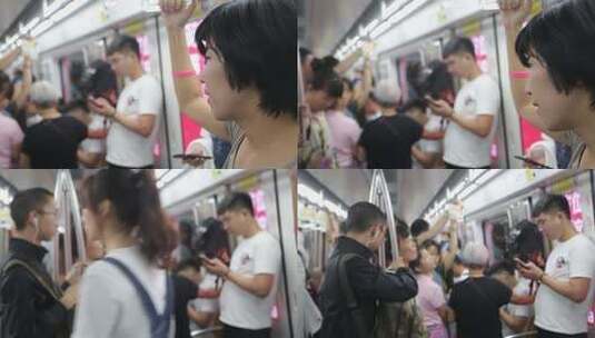 北京地铁站台高清在线视频素材下载